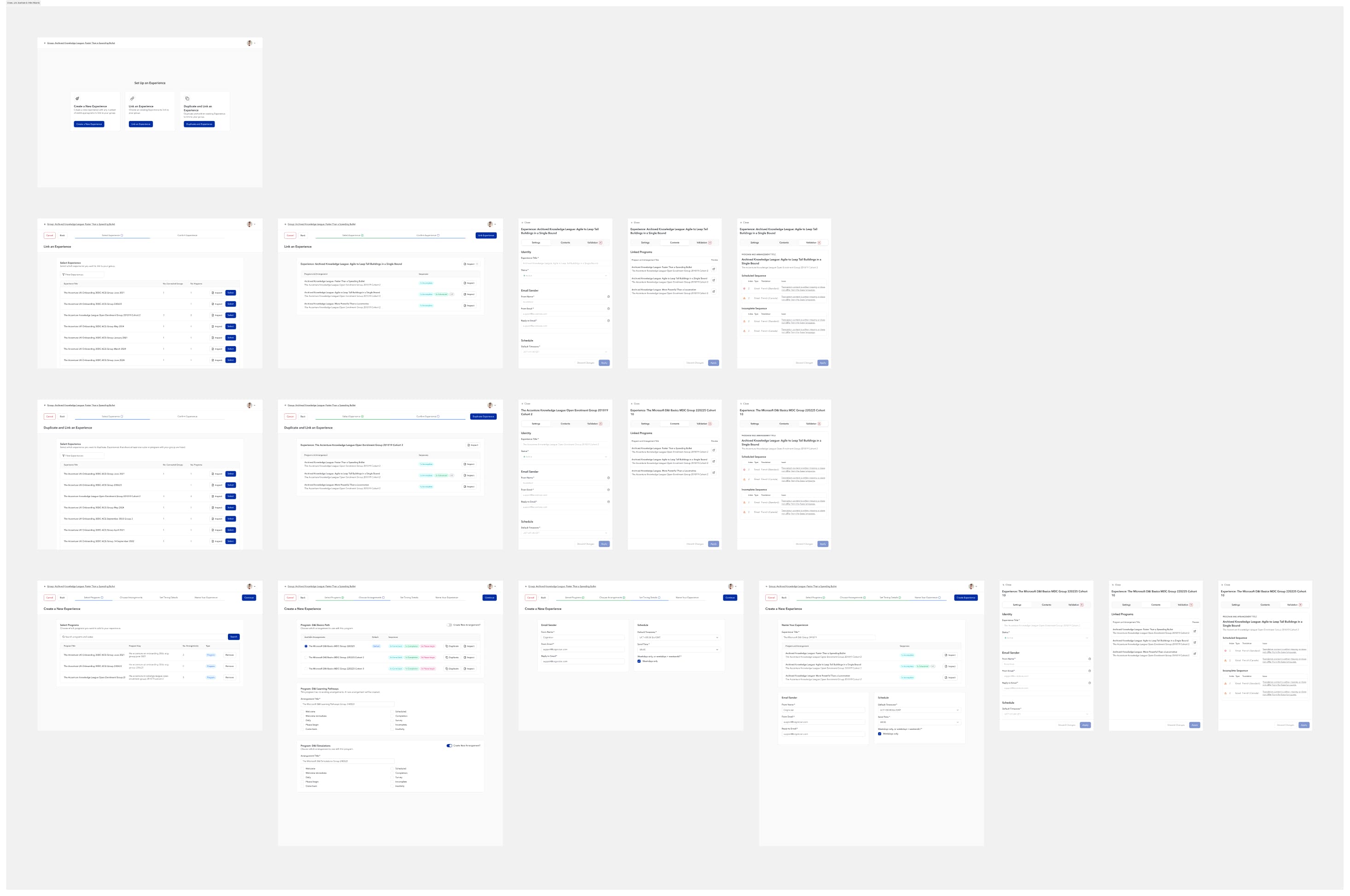create-link-duplicate-unlink-screen-variations create-link-duplicate-unlink-screen-variations